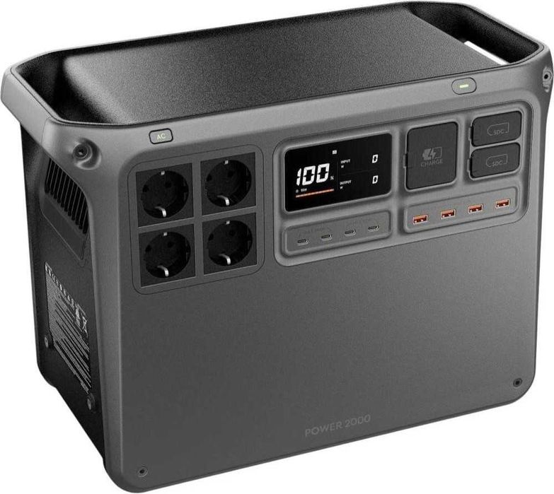 Зарядна станція DJI Power 2000 (2048 Вт·год / 3000 Вт) LFP. Портативна електростанція ДБЖ чиста синусоїда, DYM2000H
