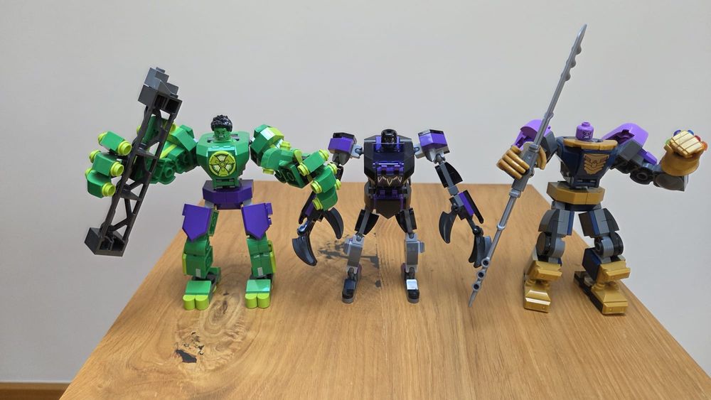 LEGO 76241, 76242, 76204 zestaw 3 kompletów Marvel