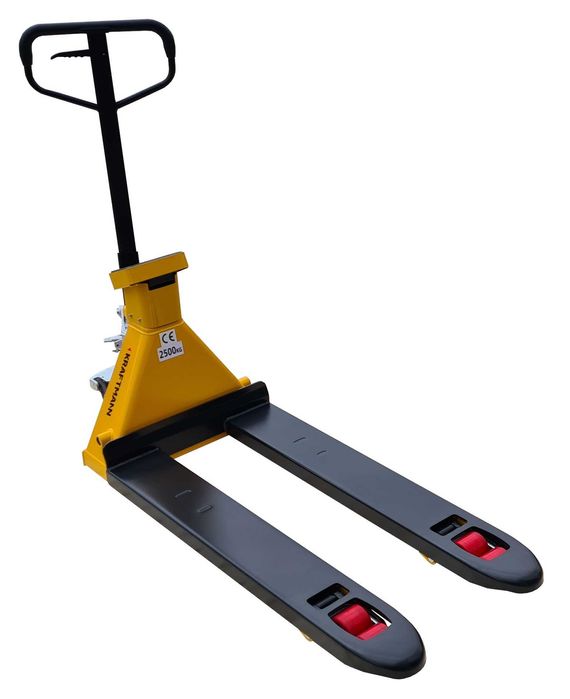 Wózek ręczny paletowy paleciak z wagą do palet KRAFTMANN 2500kg 115cm