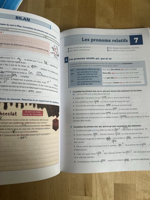 exercices de grammaire B1 wydawnictwo hachette