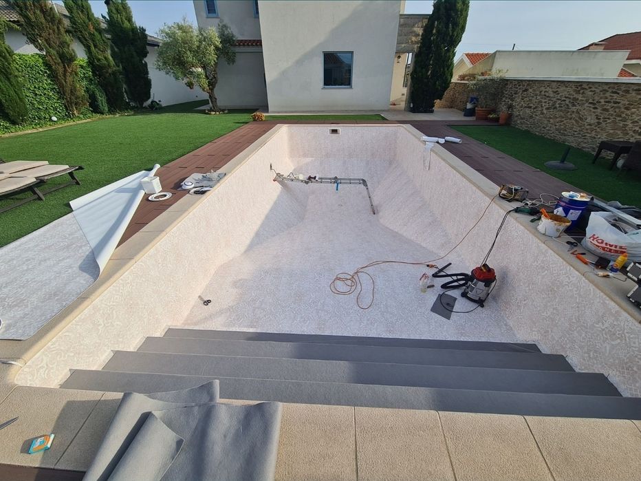 Serviço de Revestimento de Piscinas em Tela/Liner