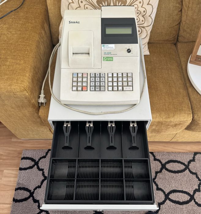 Caixa registadora automatica SAMS ER380M