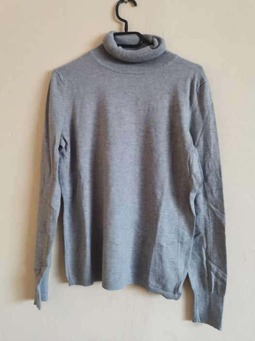 Szary golf damski S M