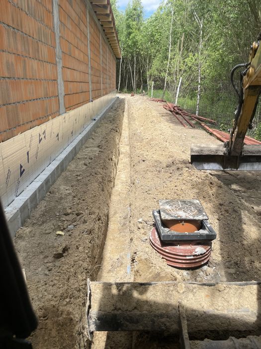 Usługi Minikoparka Wywrotka Koparka Roboty Ziemne Przyłacza Wykopy