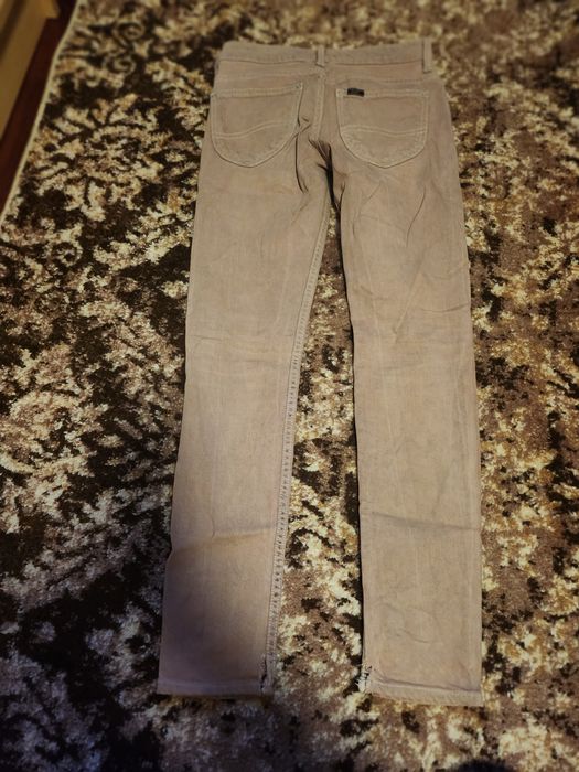 Spodnie jeans Lee brązowe  Scarlett 28/33 xs/s