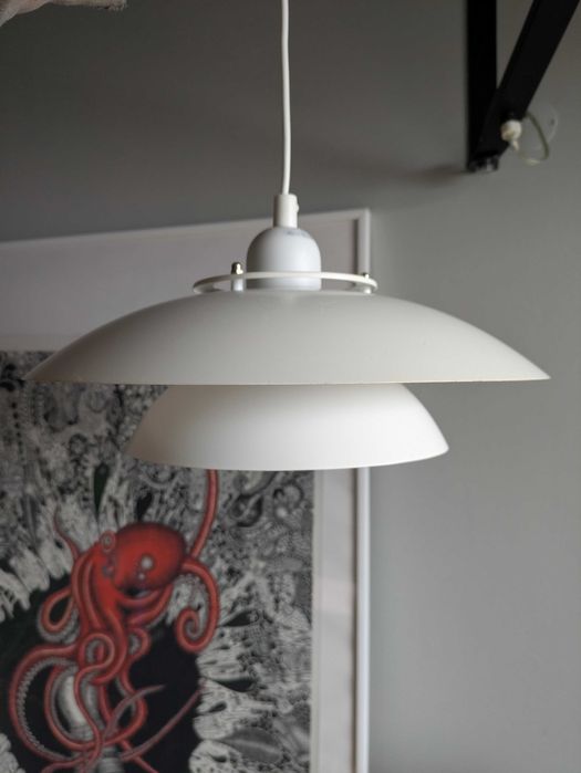 Candeeiro suspenso nórdico mid-century Form-Light Branco
