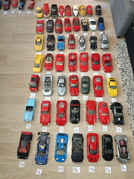 Bburago, Maisto, Revell, Polistil, Road legends 1/18