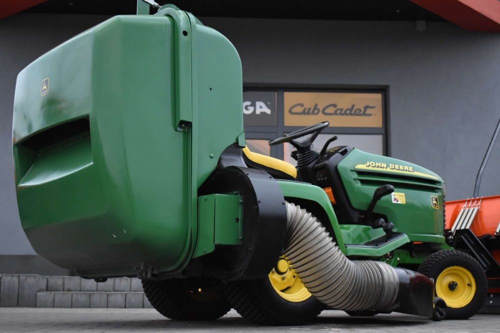 kosiarka traktor ogrodowy diesel John Deere GX 355 , 415 , 455  ,740, 748 Kosz hydrauliczny, wspomaganie