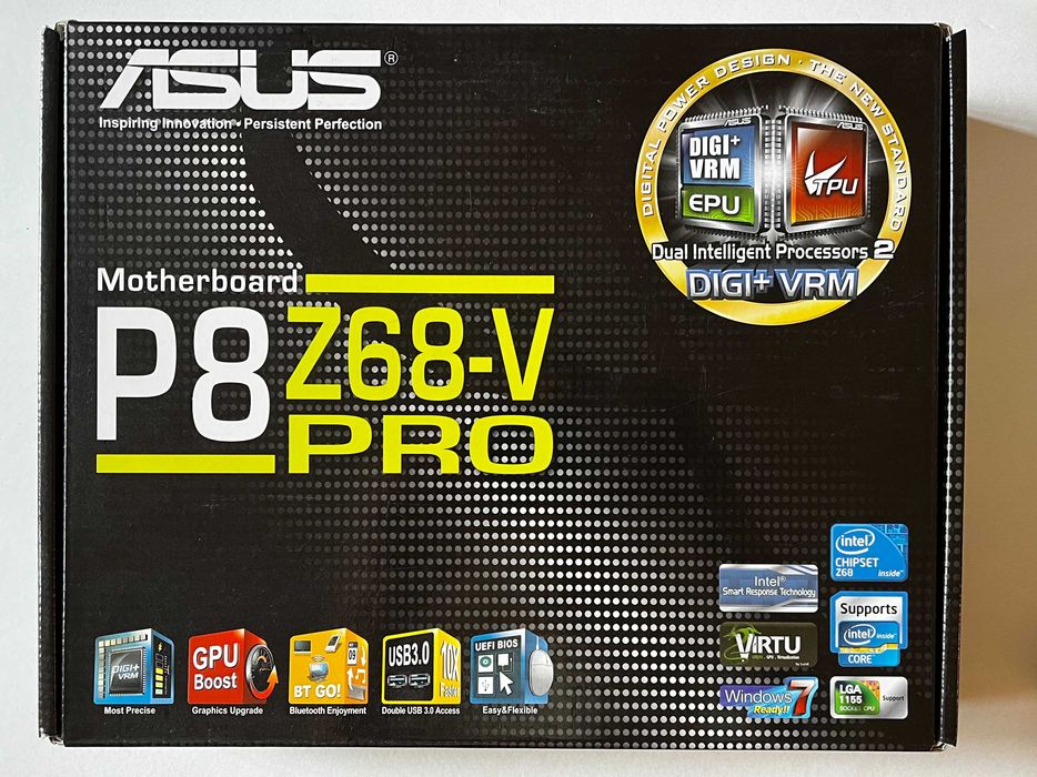 Motherboard ASUS P8Z68-V PRO + Intel i5-2500K - Impecável