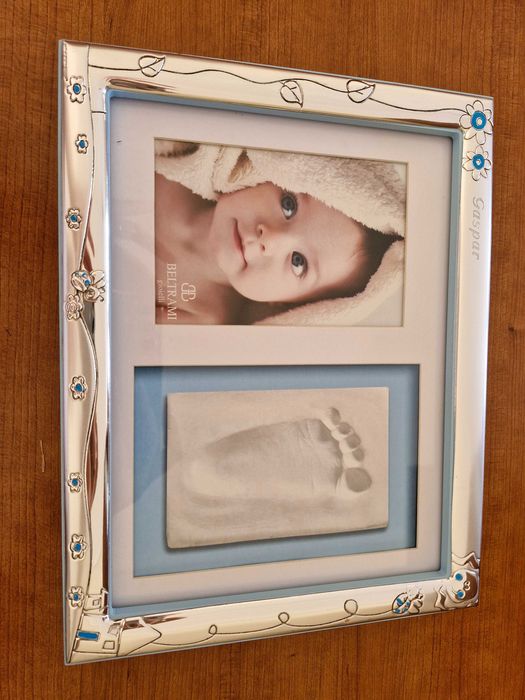 Moldura menino bebé personalizado com nome Beltrami