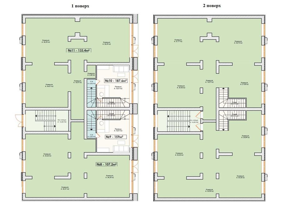 Комерційне приміщення вулиця Соборна фасад м.Ірпінь