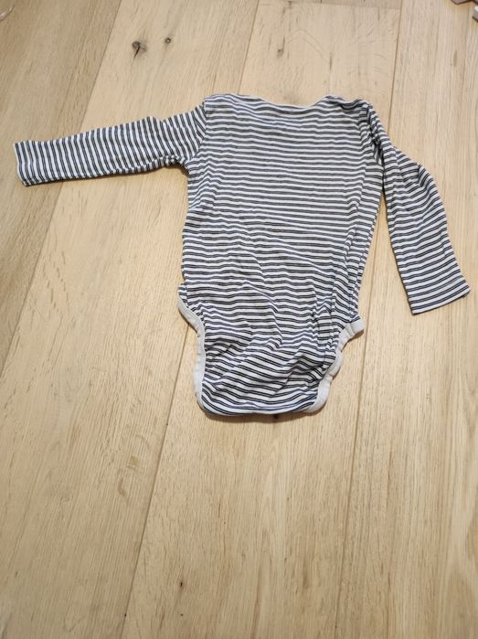 Body, bodziak długi rękaw H&M roz. 80 unisex