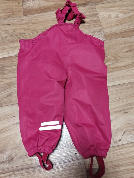 Spodnie nieprzemakalne lekko ocieplane Tchibo 74/80