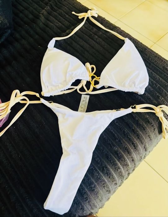 Продам Білий гарний модний сексуальний купальник міні бікіні