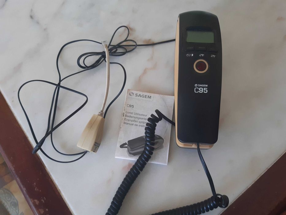 Telefone teclas, para mesa ou pendurar, bom estado