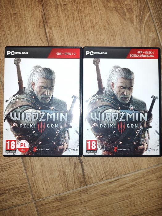 Wiedźmin Dziki Gon PC + dodatek karty do gry w gwint