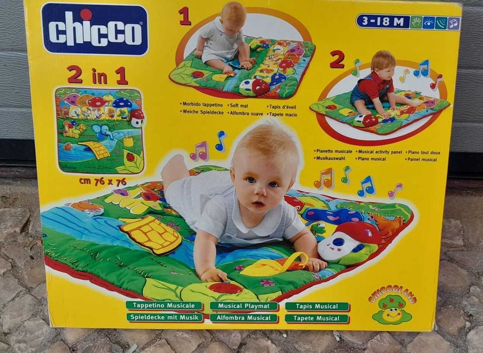 Tapete musical Chicco 2 em 1