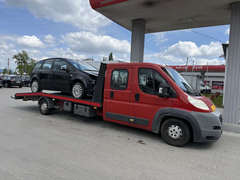 Pomoc drogowa Wrocław 5miejsc holowanie laweta transport Wroclaw