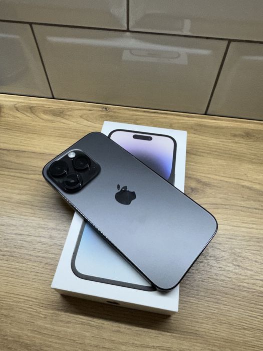 Telefon Iphone 14 Pro Black 256gb 80% Kondycij