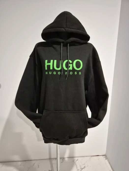 Nowa bluza męska ala Hugo Bo*ss czarna kangurek