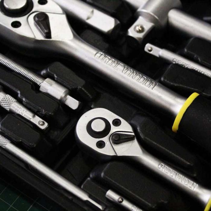 Roquete 94 peças imperial ou métrico ferramentas kit conjunto