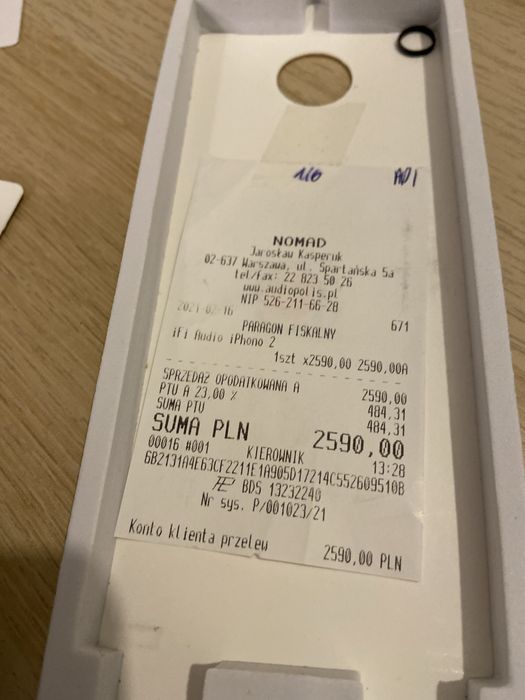 Przedwzmacniacz gramofonowy IFI 2 mm/mc
