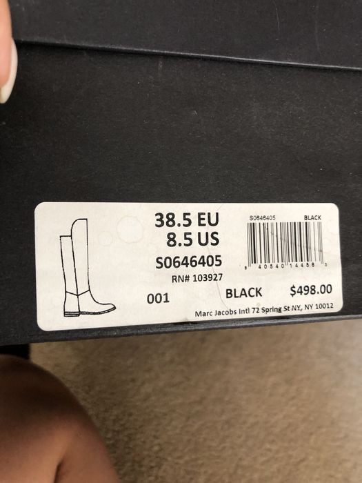 Шикарні шкірні ботфорти Marc Jacobs оригінал 38,5