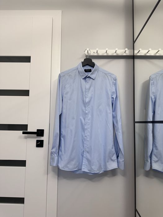 Błękitna koszula męska slim 40/41