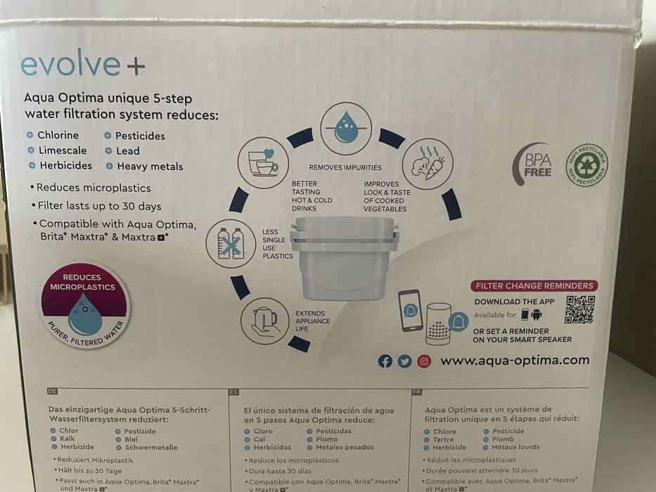 Filtro agua brita