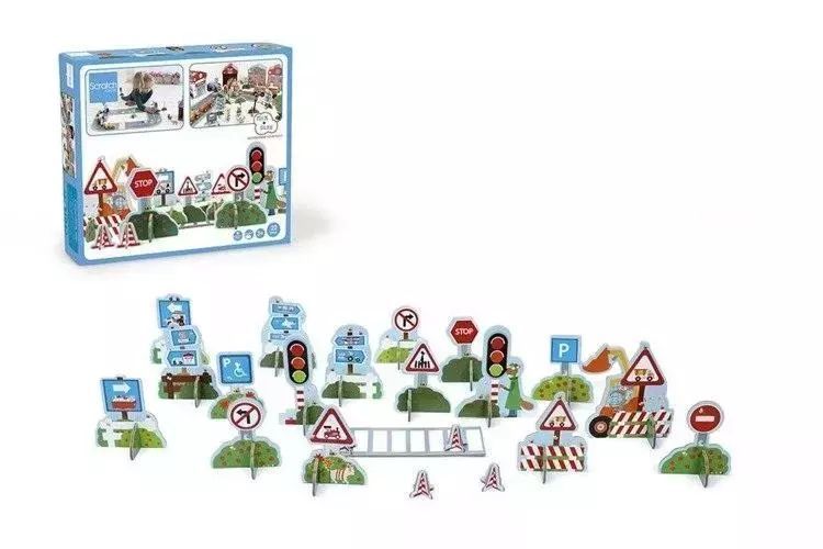 Mix&Play - Znaki Drogowe Scratch