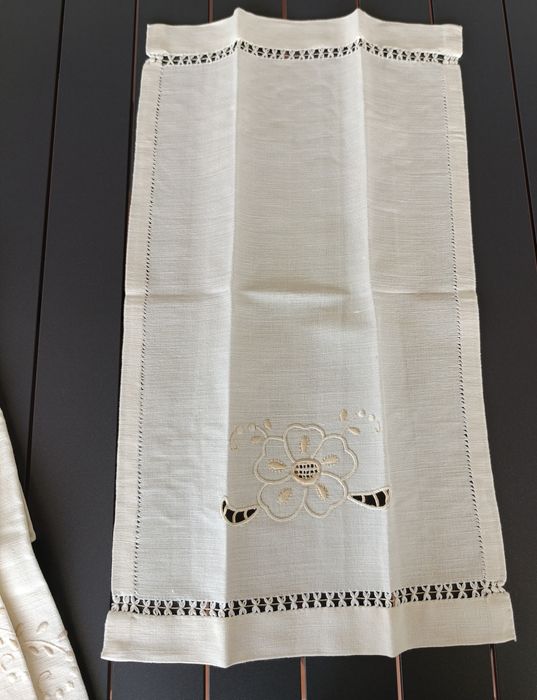 Conjunto toalhas de linho novas