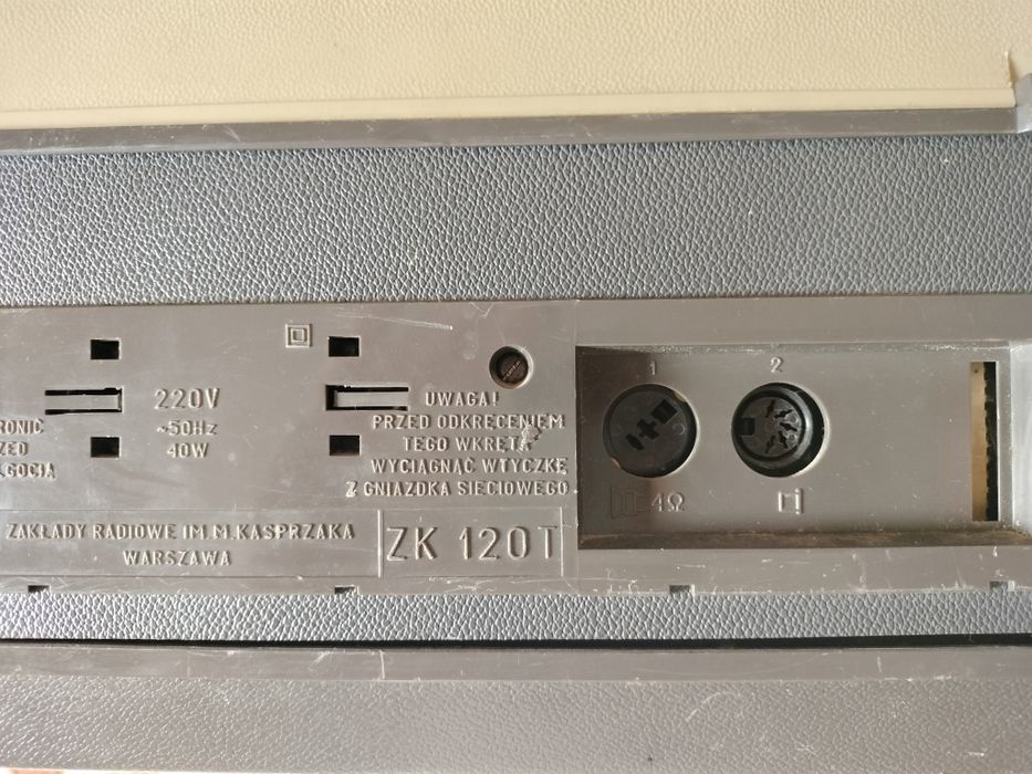 Magnetofon UNITRA ZK 120T . Darmowa wysyłka.