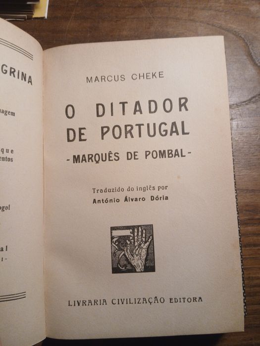 Marcus Cheke, O ditador de Portugal (encadernado)