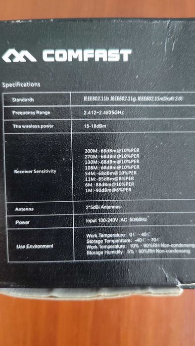 Роутер підсилювач WiFi сигналу репітер Comfast WR302S