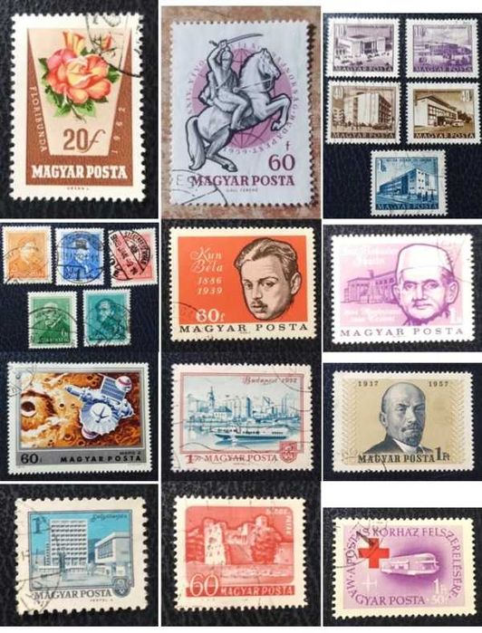 Lote com 77 selos postais ideais para coleção (R025)