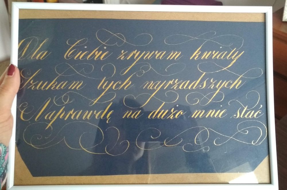 Kaligrafia autorska, co tylko chcesz