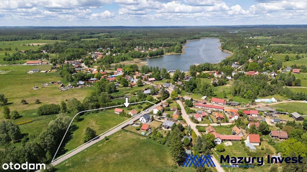 Siedlisko 7100 m2 z WZ na 5 domów – Piasutno, 250 m od plaży gminnej