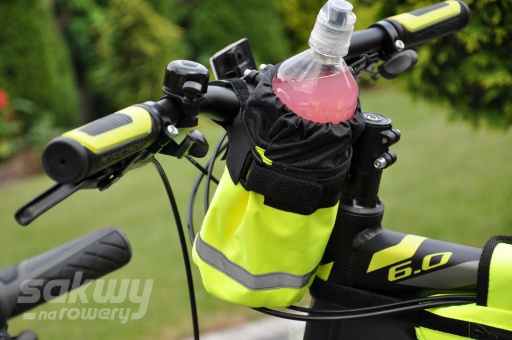 Kubek termos rowerowy pokrowiec na bidon RIP-STOP