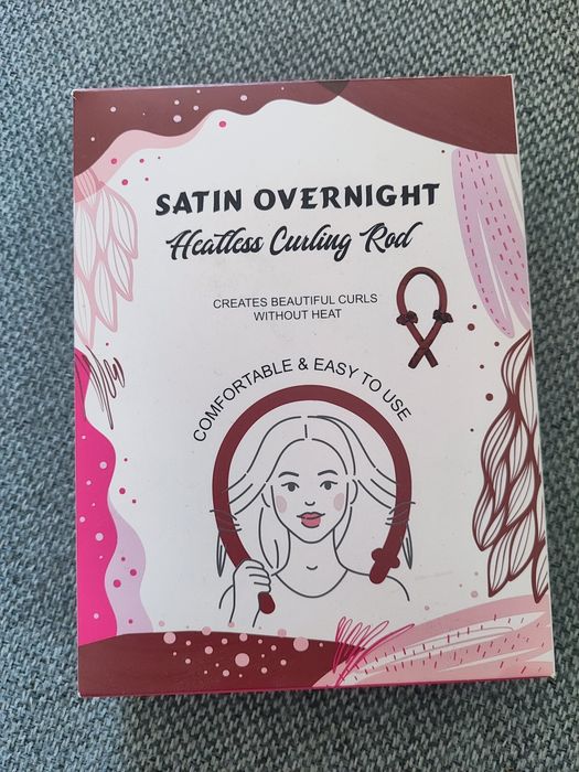 Satynowy wałek do loków