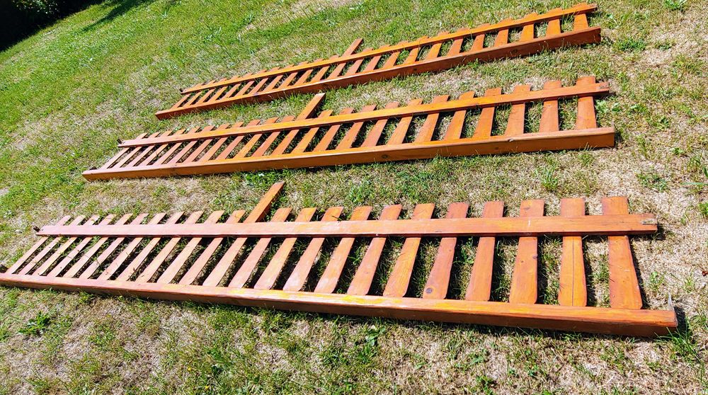 Balustrada z drewna - 3 szt.