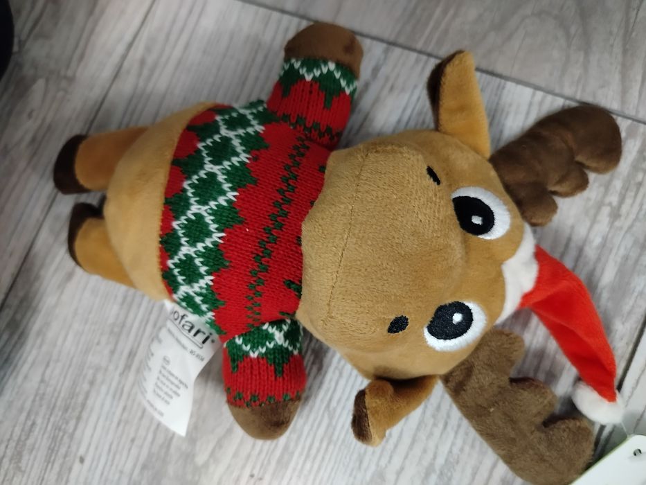 Maskotka do zabawy dla zwierząt świąteczna