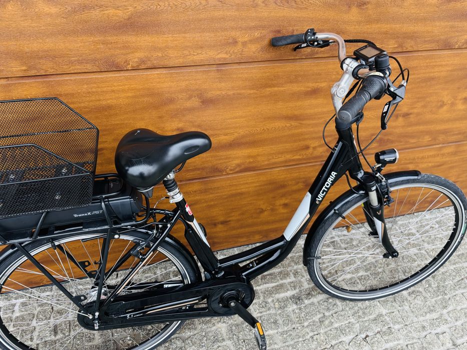 Elektryczna Victoria eUrban 5.1, centralny TranzX PST, niski przebieg