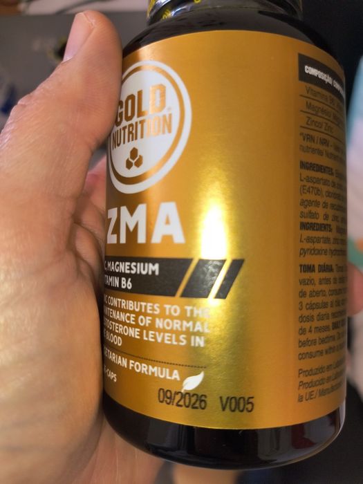 Suplementos novos selados – GoldNutrition ZMA / Kyolic – Cascais