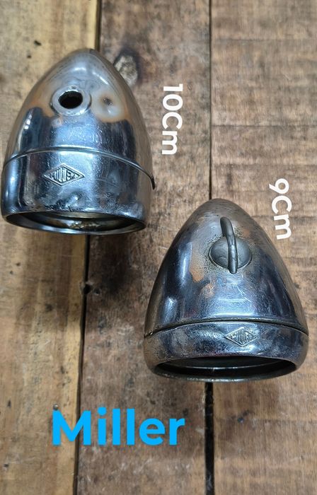Faróis Miller e Mil nacional bicicleta pasteleira,janete, clássica
