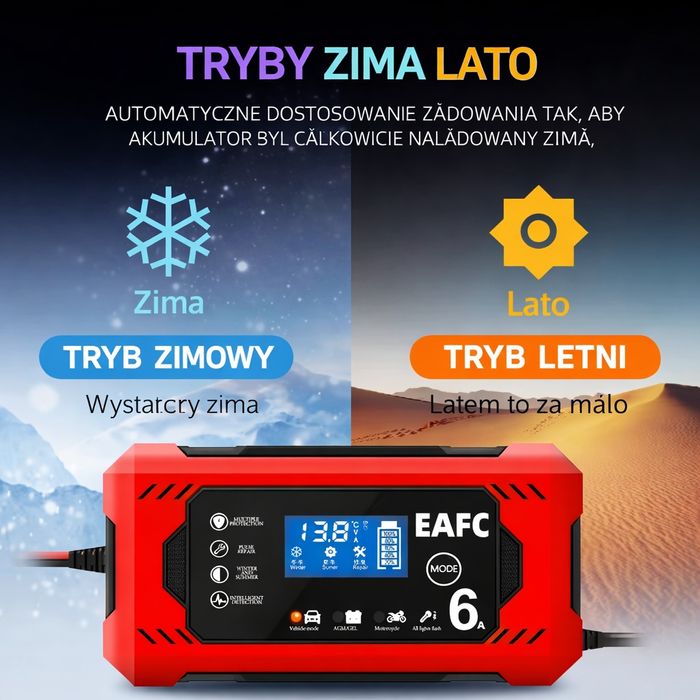 Profesjonalna inteligentna ładowarka impulsowa EAFC – renomowana marka