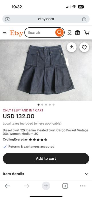 Джинсова спідниця Diesel