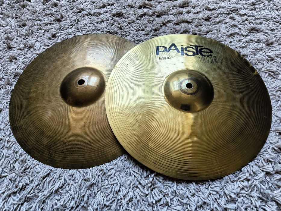 Talerze perkusyjne PAISTE 101 BRASS HI HAT 14"