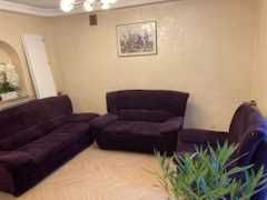 Sofa 3+2+1 kolor ciemny fiolet