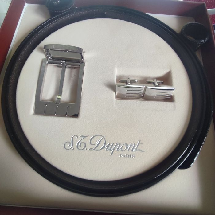 ST Dupont ремінь с запанками