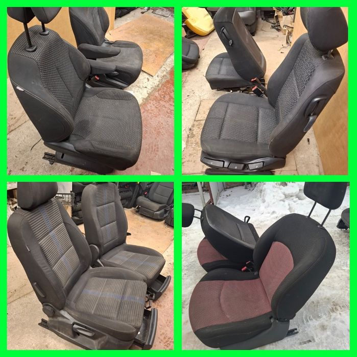 Сидіння відкидні RECARO купе кожа Рекаро НИВА 2108 сидения сідушки